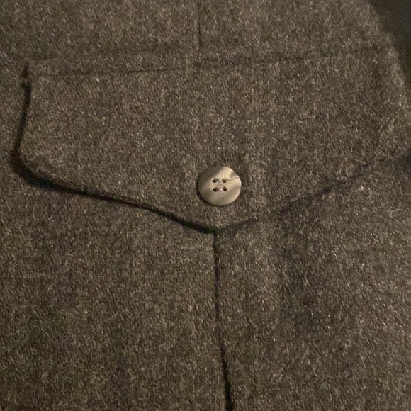 NWT Vintage Tracy Evens Wool-Like Charcoal Gray Preppy Skirt - Picture 7 of 11